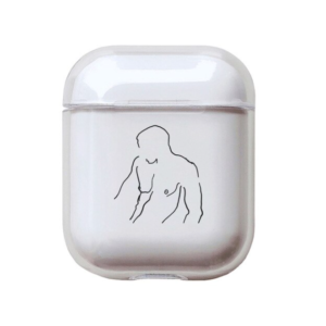 coque airpods dessin homme
